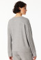 Sweatshirt Interlock grau-meliert - Mix+Relax