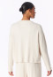 Beige-mottled jersey knit sweatshirt - Mix+ Relax