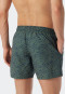 Pantaloncini da nuoto con fantasia di colore verde oliva - Wave Nature