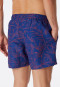 Swimshorts woven fabric patterned red - Modern Swim