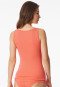 Tanktop Doppelripp Organic Cotton pfirsich - Pure Rib