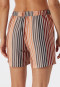 Geweven broek kort viscose gestreept meerkleurig - Mix+Relax