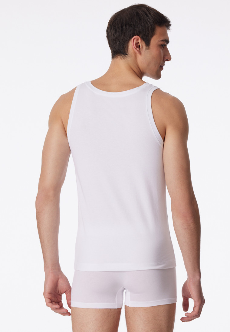 T-shirt sans manches blanc - Long Life Soft