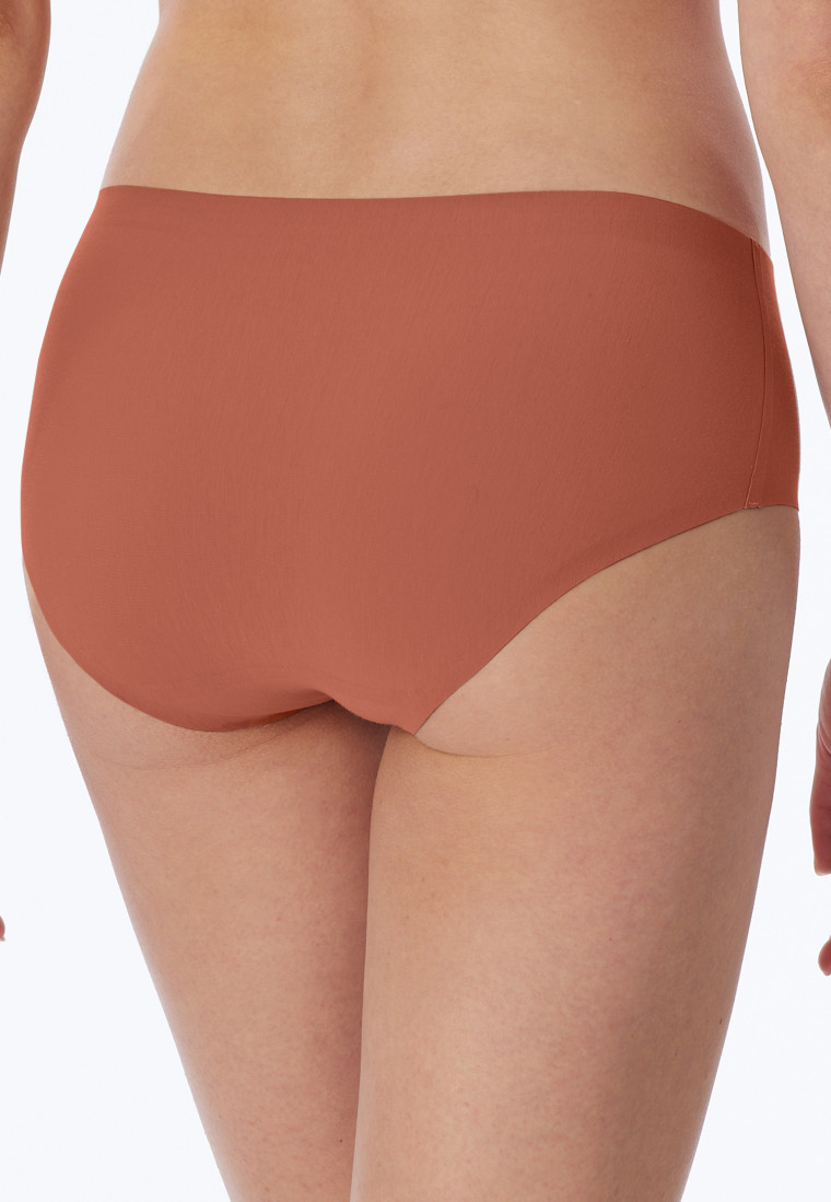 Panty naadloos terracotta - Invisible Cotton