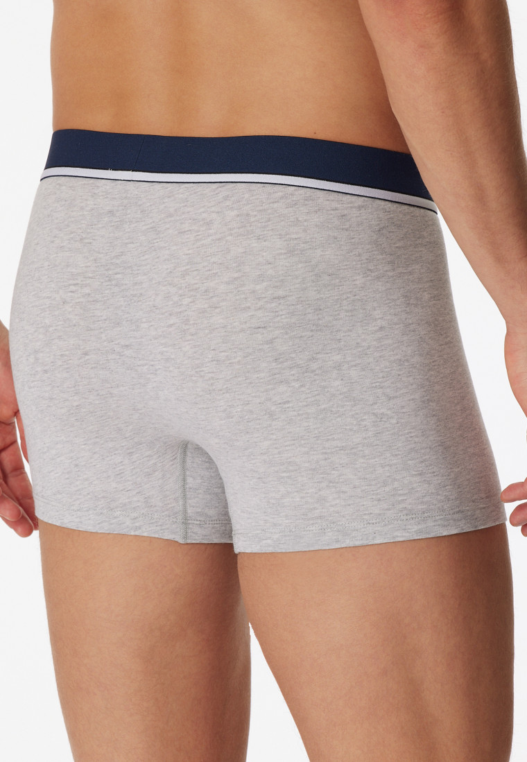 Lot de 3 shorts à ceinture élastique tissée multicolore - 95/5