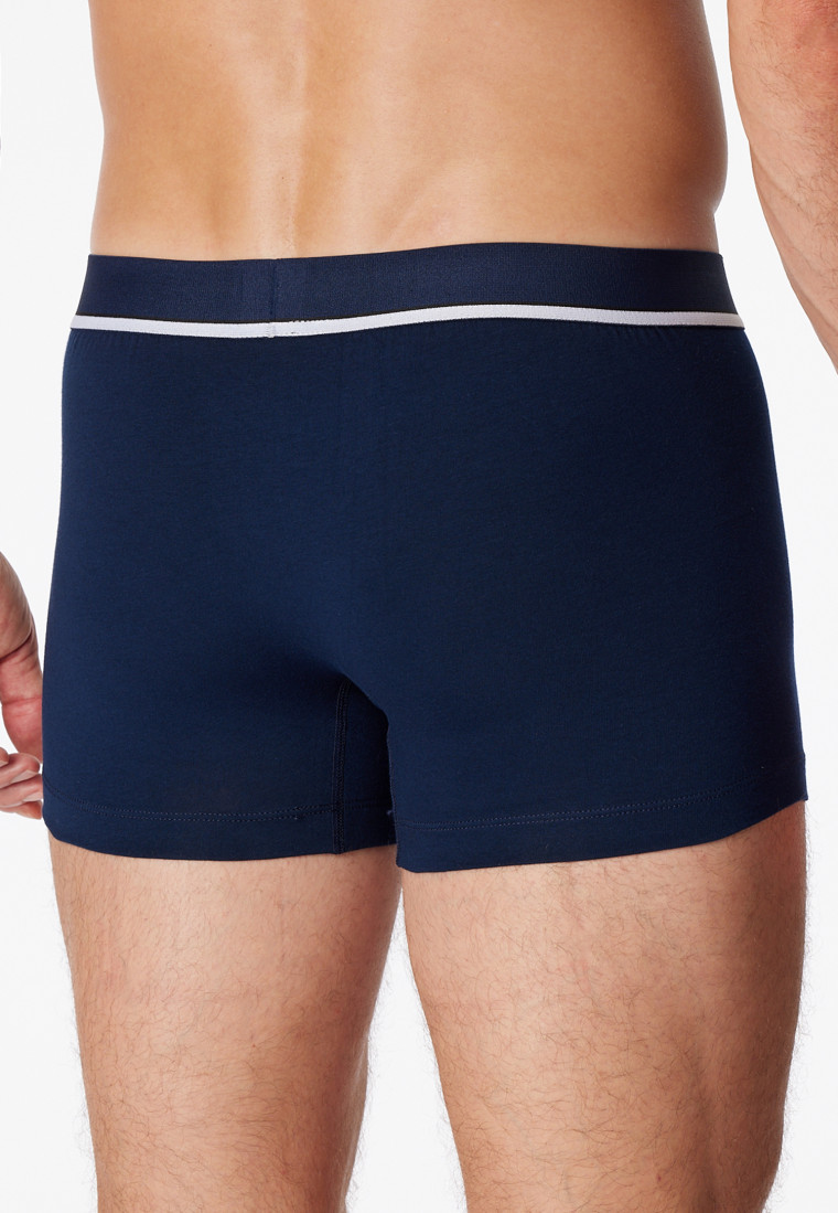 Short, confezione da 3 pezzi, elastico in vita in tessuto tramato multicolore - 95/5