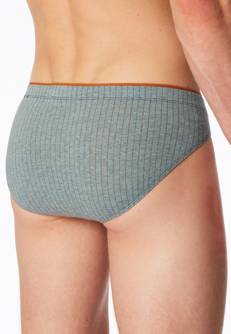 Supermini slip gedessineerd groen - 95/5