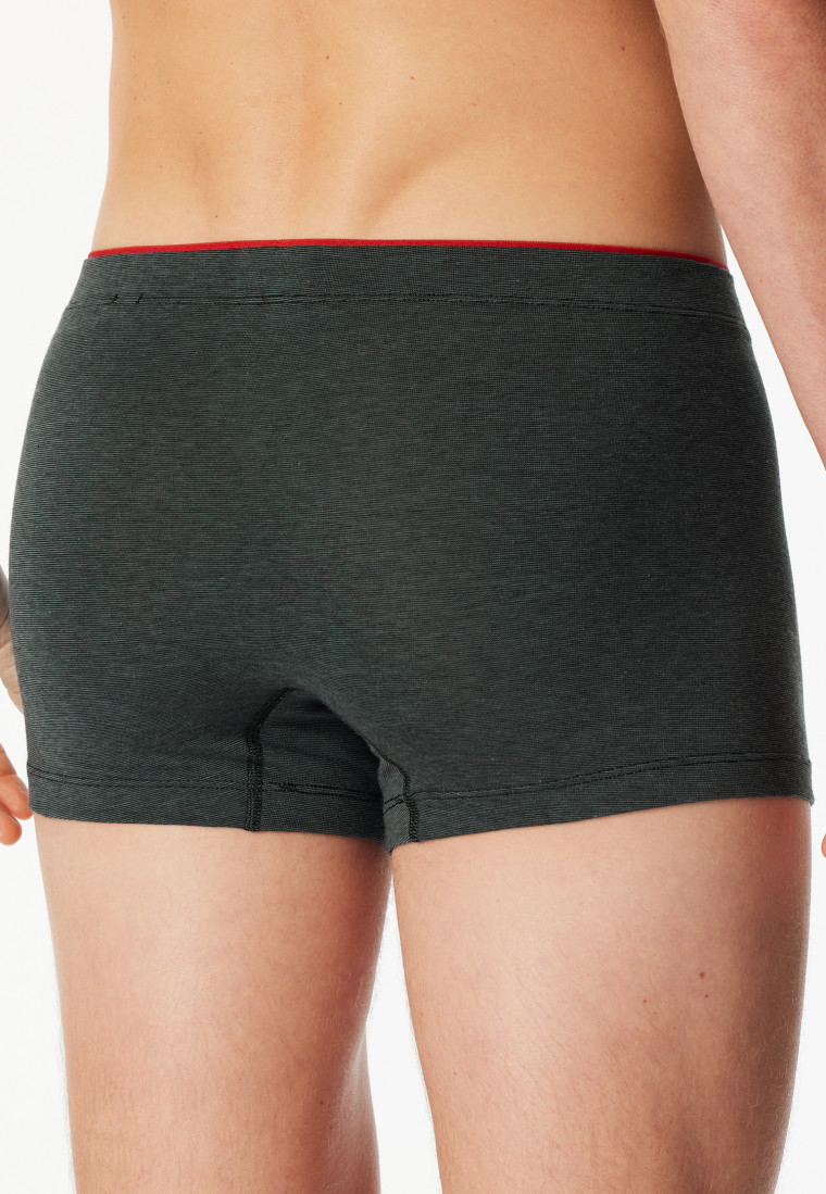 Shorts Organic Cotton patterned dark green - 95/5