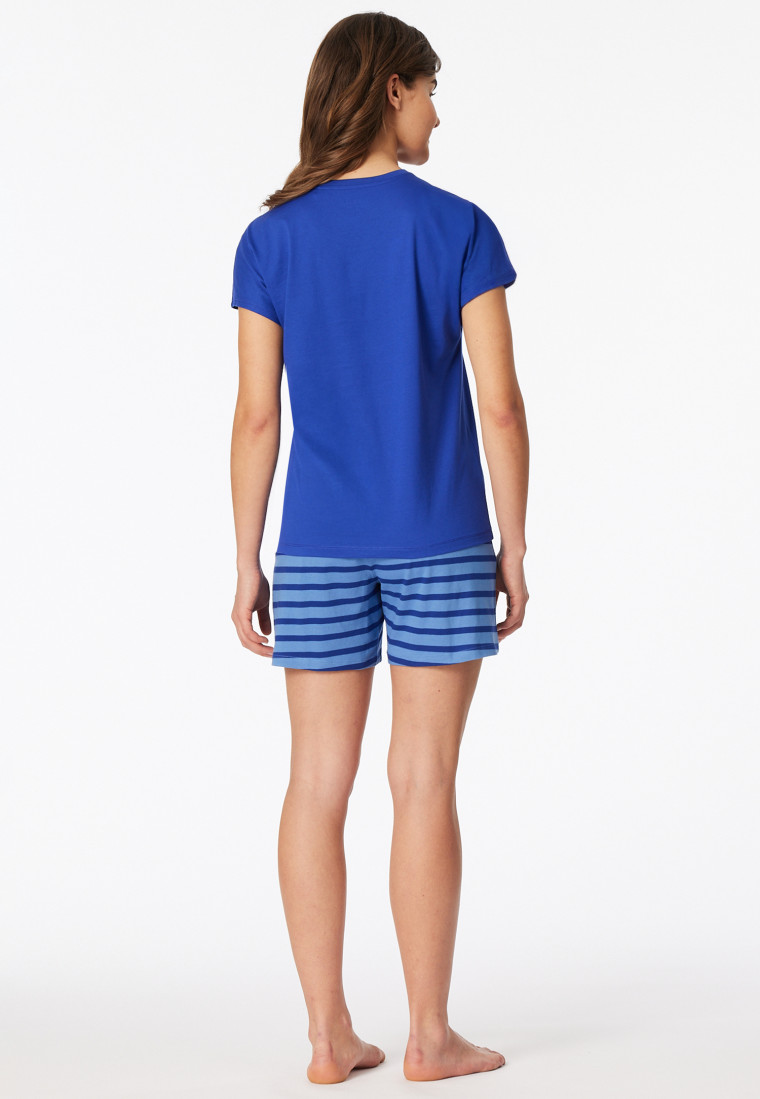 Pyjama korte streepjes royal - Casual Essentials