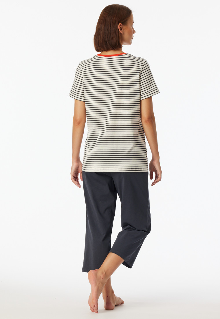 3/4-long off-white pyjamas - Casual Essentials