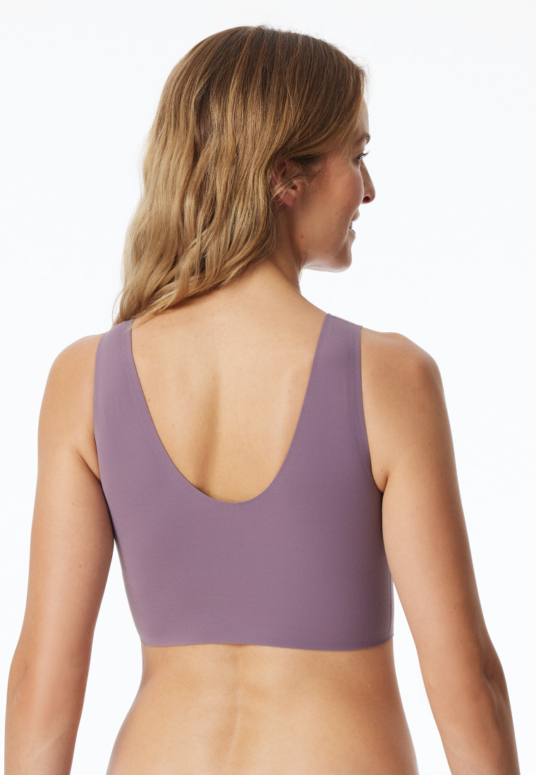 Bustier Mikrofaser herausnehmbare Pads malve - Invisible Soft