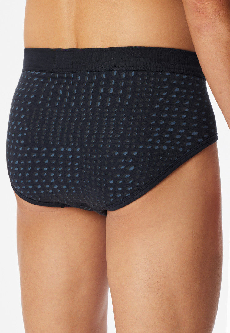 Sport slips met gulp grafiet patroon - Fine Interlock