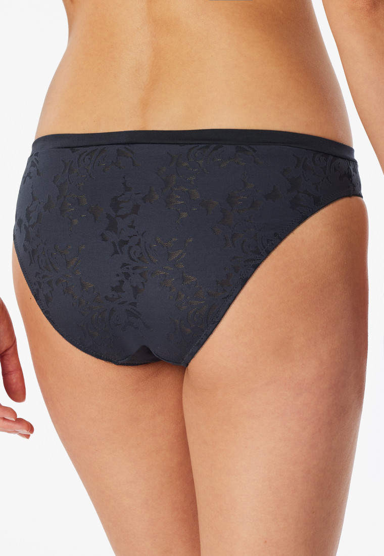 Rio Slip Spitze graphit - Modern Lace