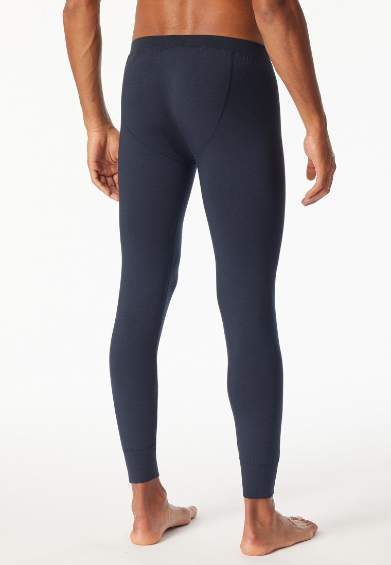 Broek lang warm nachtblauw - Casual Warming