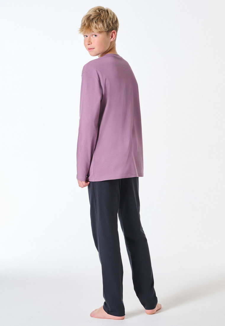 Lange pyjama lila - Teens Nightwear