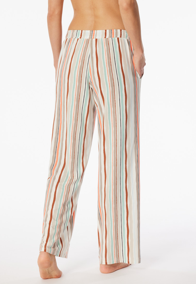 Hose lang Streifen multicolor - Mix+Relax