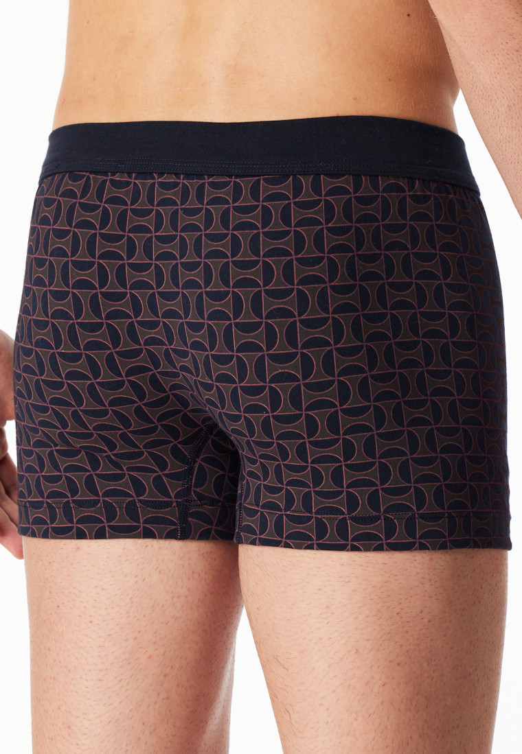 Shorts patterned red-brown - 95/5