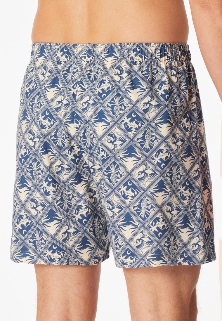 Boxer confezione da 2 in jersey a fantasia unita - Boxershorts Multipacks