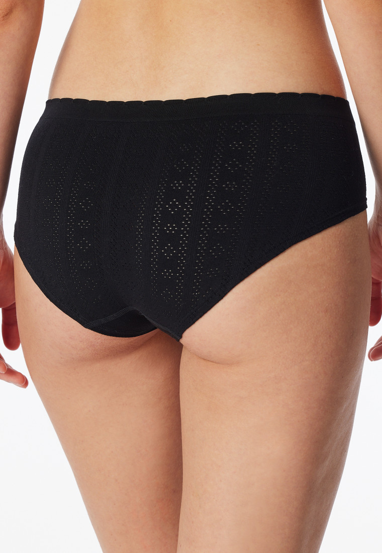 Panty Ajourée seamless schwarz - Revival Alma