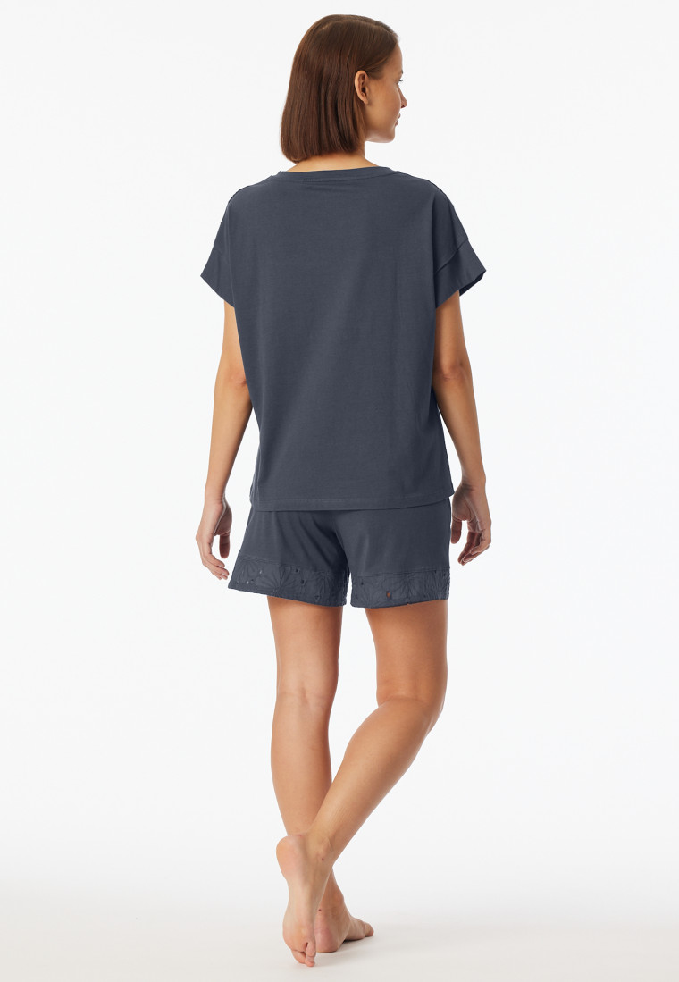 Short pyjamas graphite - Casual Nightwear