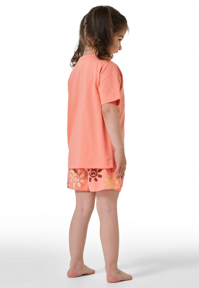 Short pyjamas sun apricot - Girls World