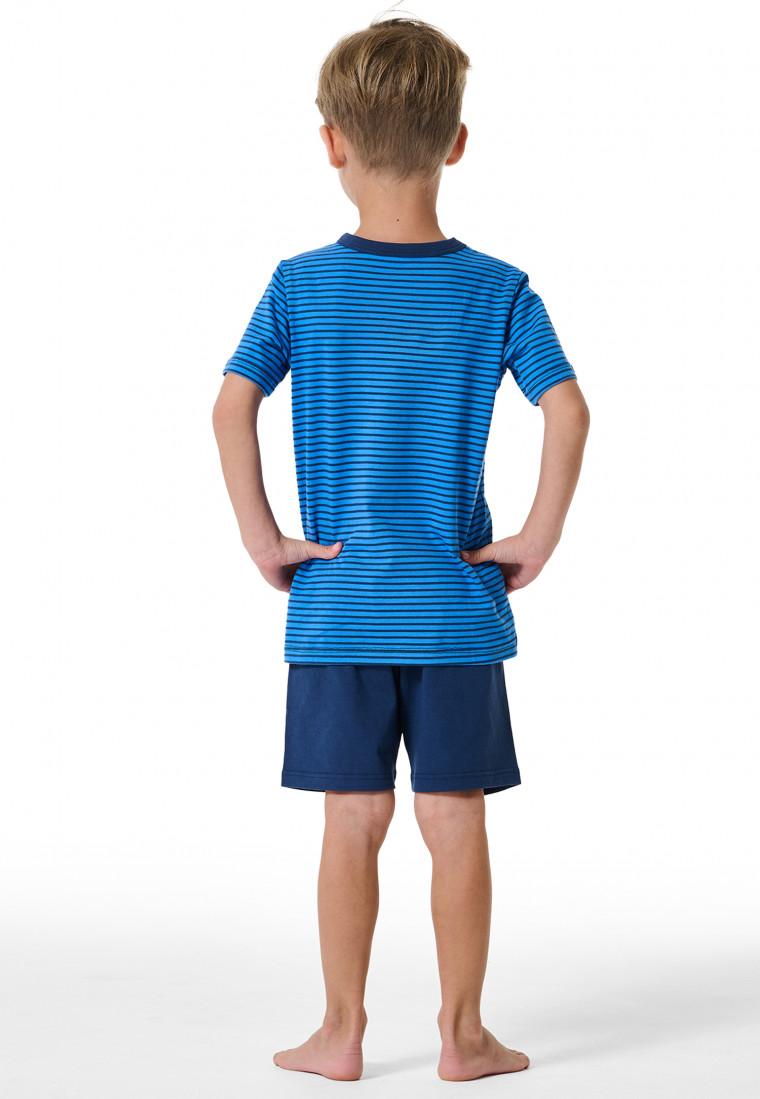 Schlafanzug kurz Ringel aquarium - Boys World