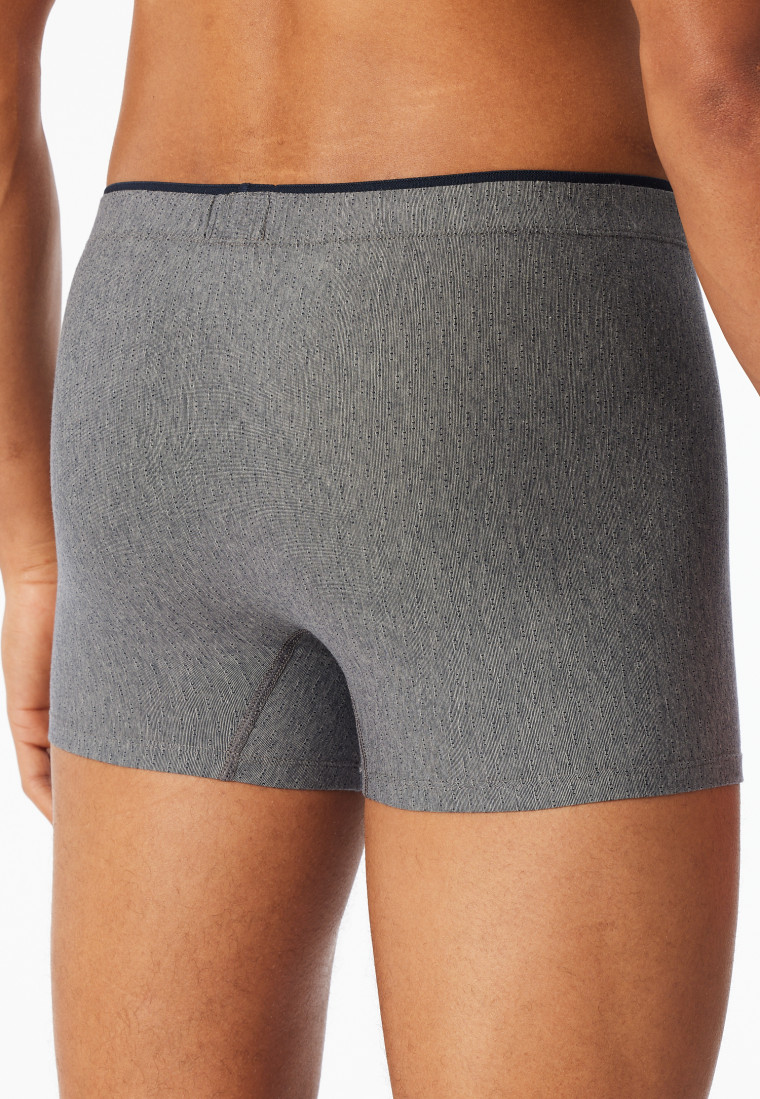 Shorts midnight blue striped - premium jacquard
