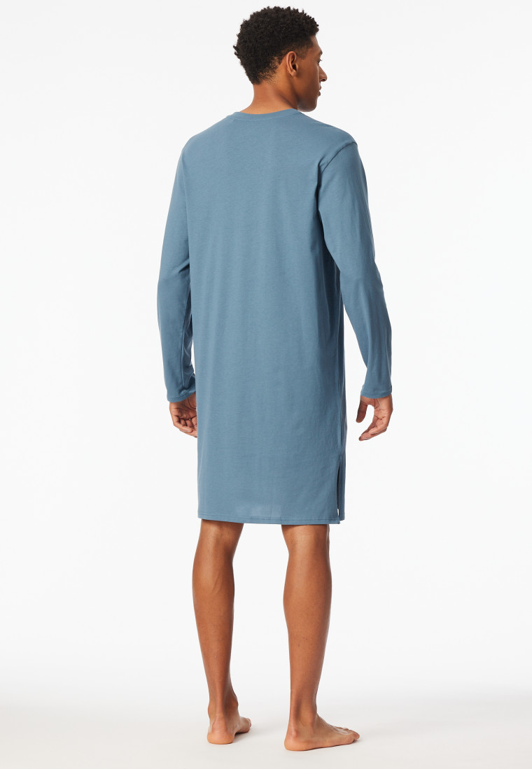 Nachthemd langarm graphit - Comfort Nightwear