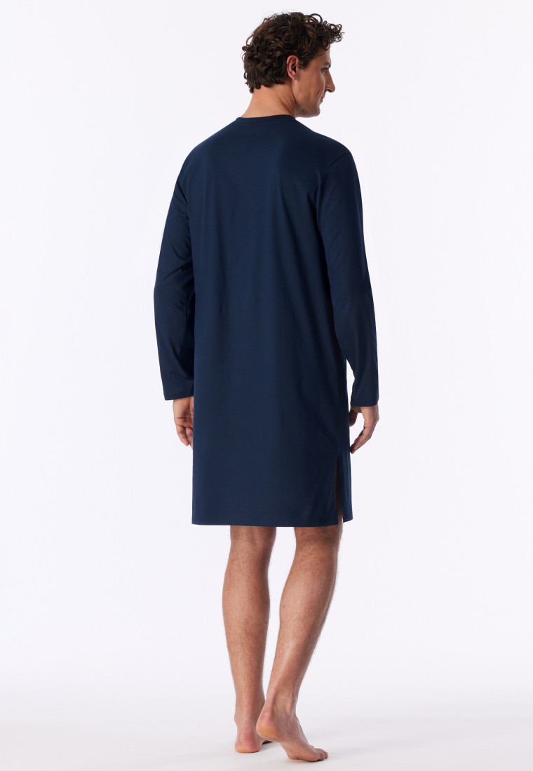 Nachthemd met lange mouwen, koperkleurig - Comfort Nightwear