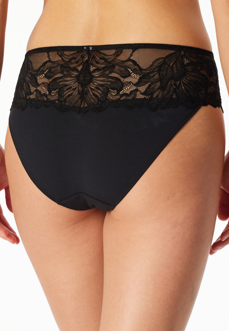 Slip in pizzo nero - Unique Cotton