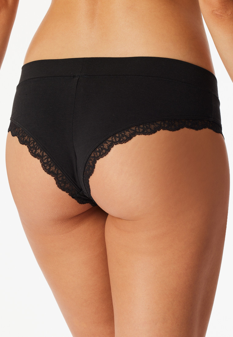 Brésilien dentelle noir - Unique Cotton