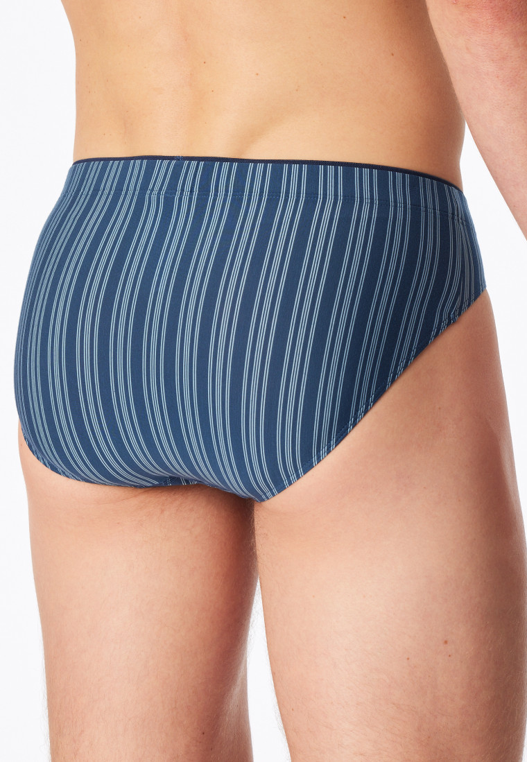 Supermini Slip atlantikblau gestreift - Long Life Soft