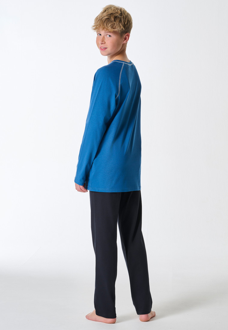 Lange pyjama blauw - Teens Nightwear