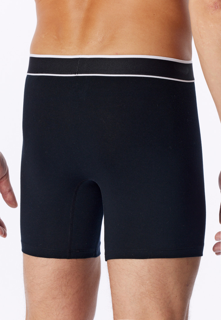 Lange shorts, set van 2, zwart - 95/5