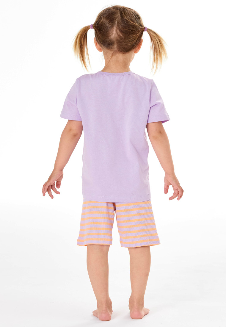 Pyjama korte streepjes orchidee - Kids Nightwear