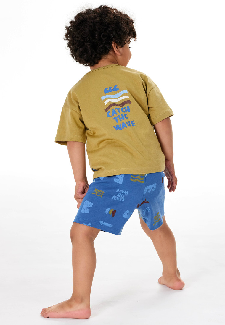 Short pyjamas Surfer khaki - Kids Nightwear
