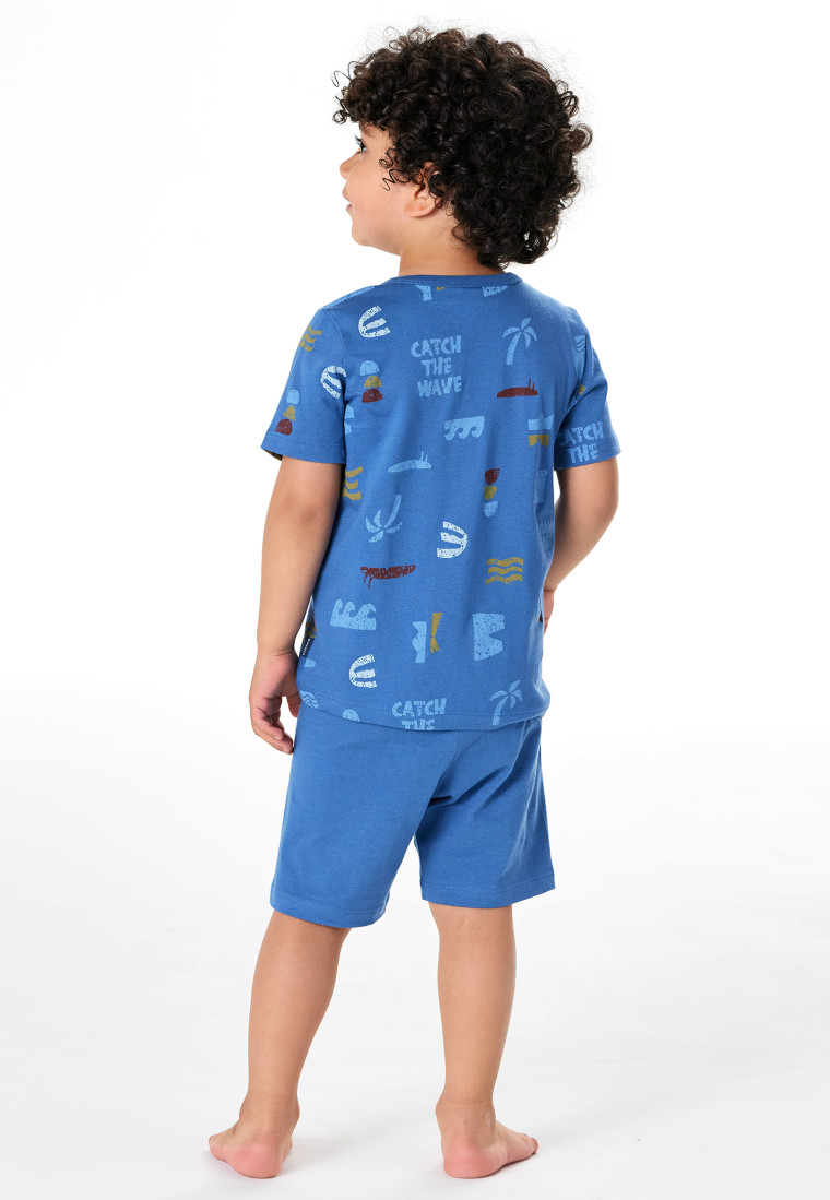 Schlafanzug kurz Surfer indigo - Kids Nightwear
