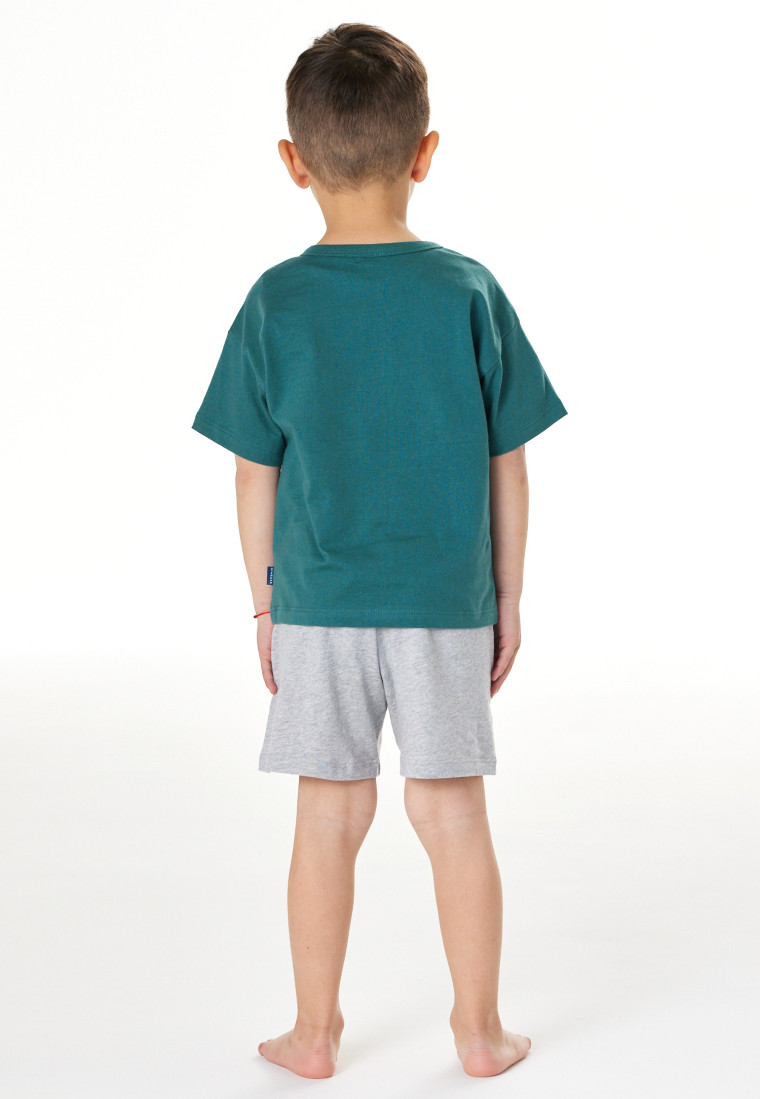 Short pyjamas Surf green - Kids Nightwear