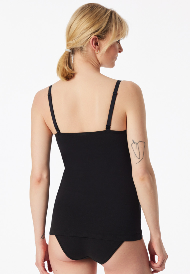 Spaghettitop zwangerschapsondergoed zwart - Unique Maternity