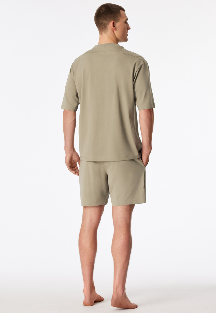 Pyjama court oversized jade - Modern Nightwear