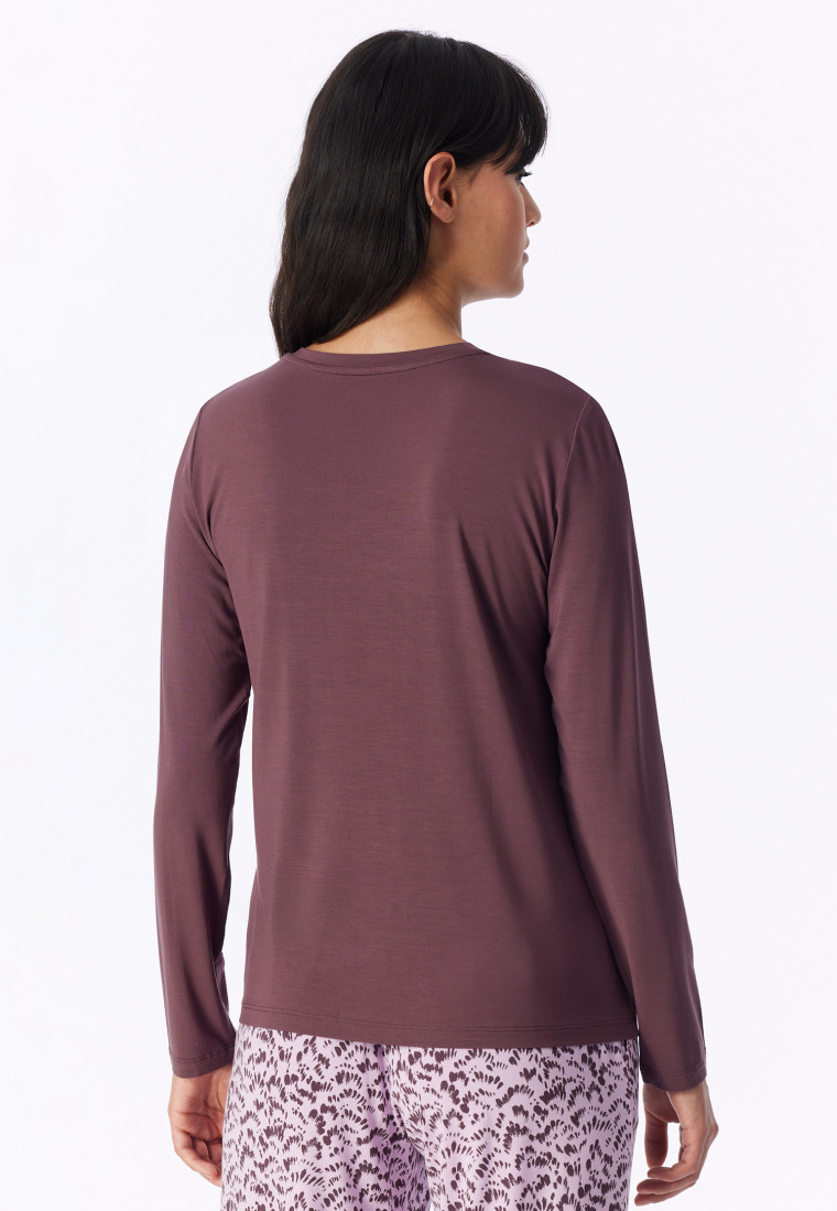Long-Sleeve Shirt, cocoa brown - Mix+ Relax
