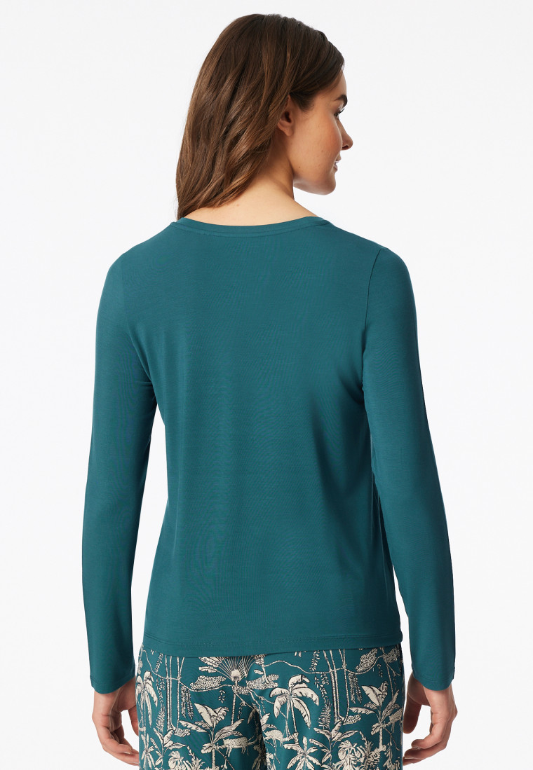 Maglietta manica lunga verde - Mix+ Relax