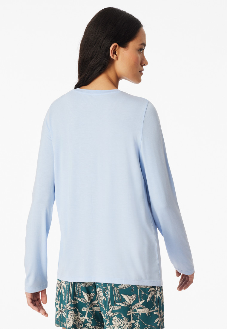 Shirt long-sleeve light blue - Mix+Relax