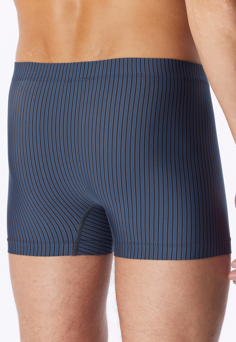 Short con strisce in denim slavato - Pure Micro
