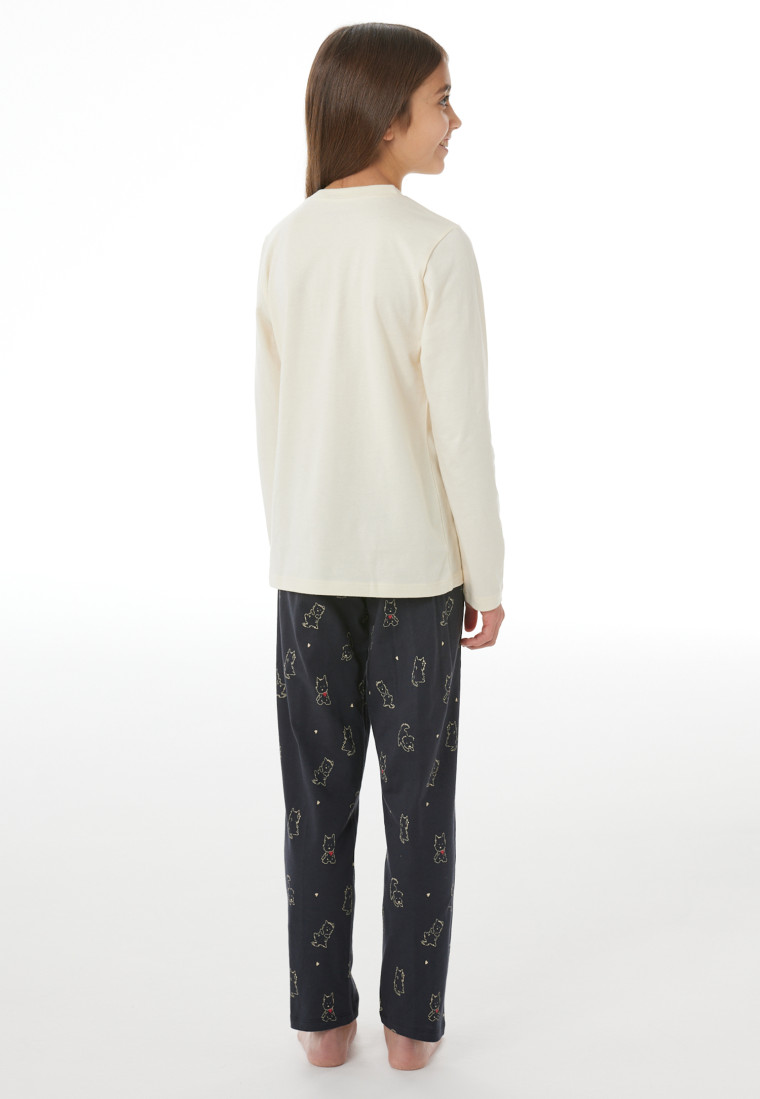 Lange pyjama met honden en marshmallows - Nightwear