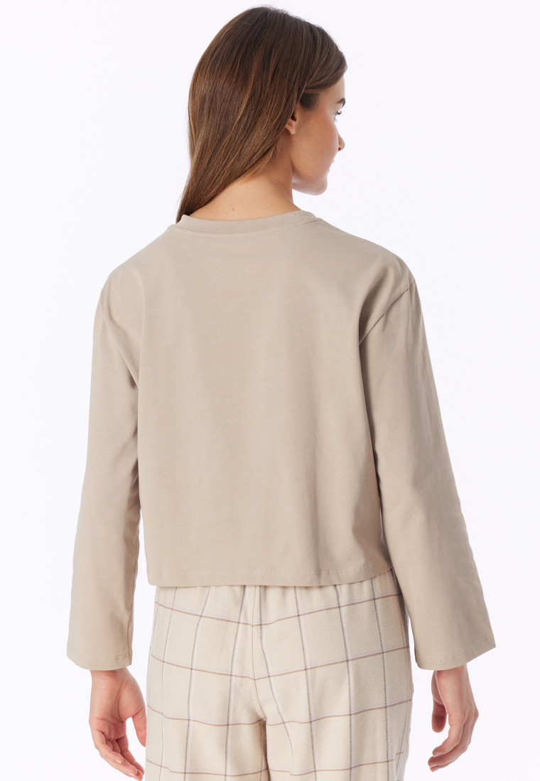 Shirt langarm bright taupe - Mix+Relax