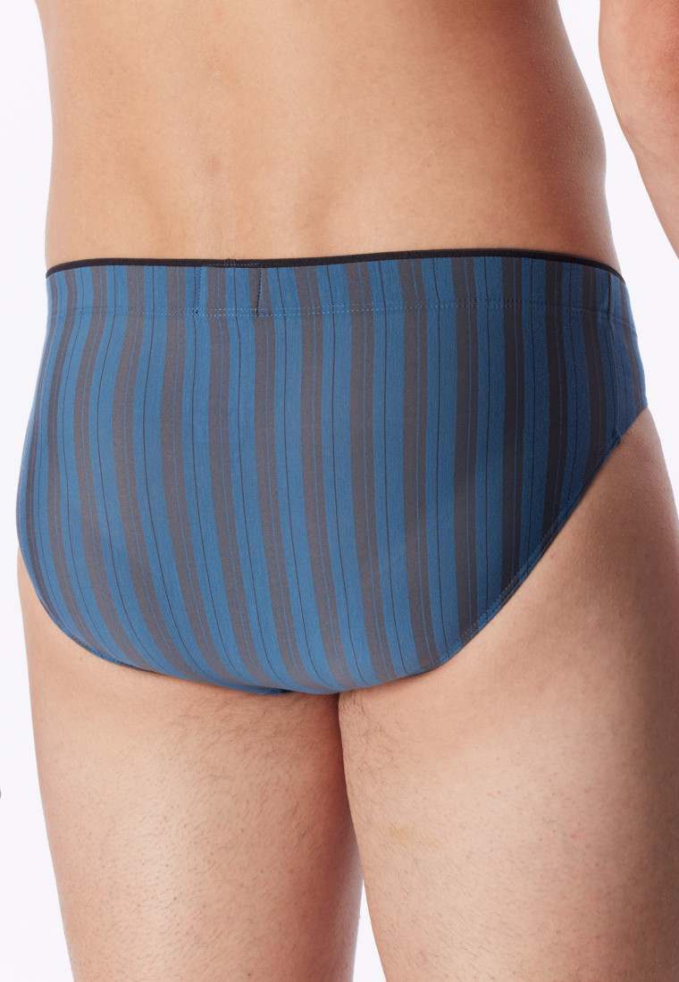 Striped "Acqua" supermini briefs - Long Life Soft