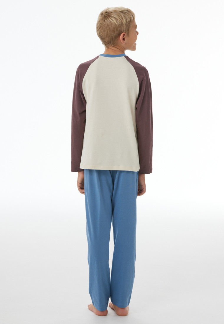 Schlafanzug lang Skateboard marshmallow - Nightwear