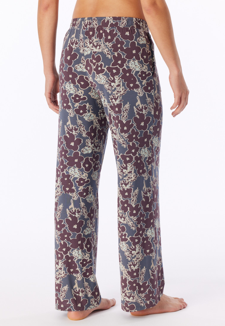 Lange broek met veelkleurige bloemenprint - Mix+ Relax