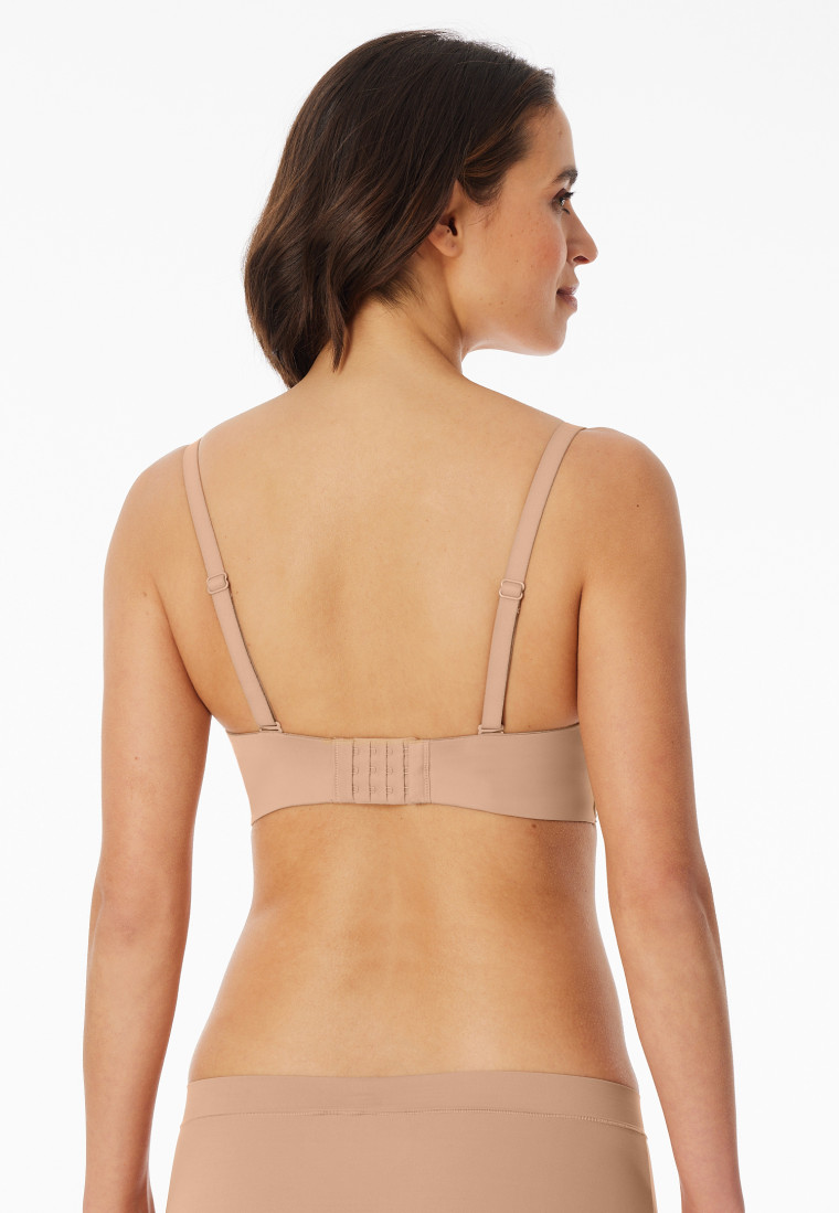 Bandeau bra with cup High Support maple - Unique Micro